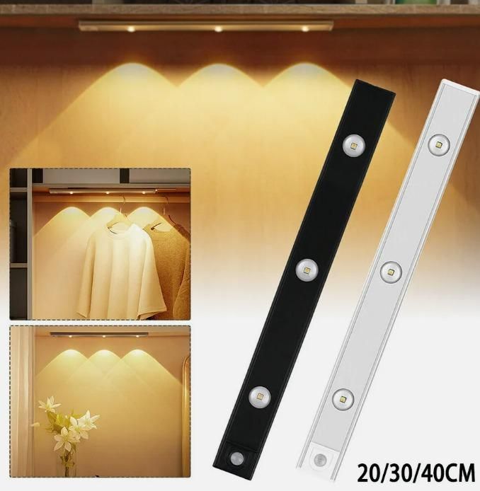 Sensor LED Motion Cabinet Light with USB Rechargeable Battery