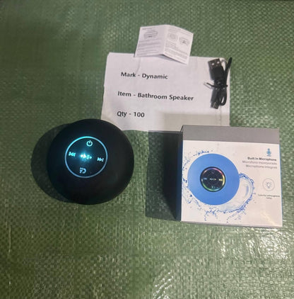 Bluetooth Speaker with Shower Party LED Lights – Waterproof & Wireles