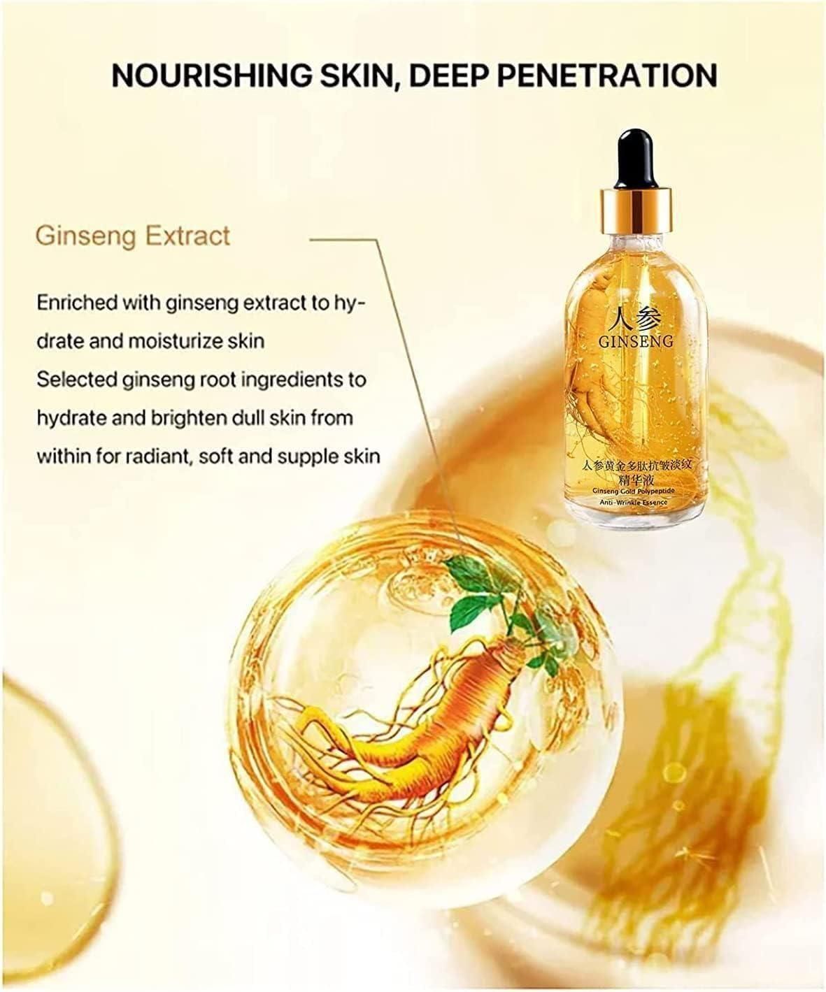 Get 3 Bottles of Ginseng Gold Anti-Ageing Serum (100ml each) for flawless, youthful skin—Order Now Before Stock Runs Out